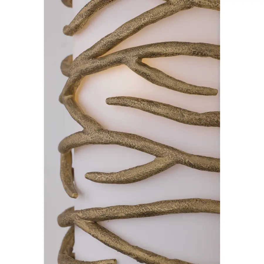 Branch Reality 2-Light Wall Sconce in Ashen Gold - Image 2