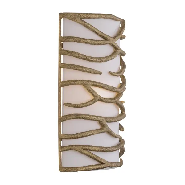 Branch Reality 2-Light Wall Sconce in Ashen Gold - Image 3