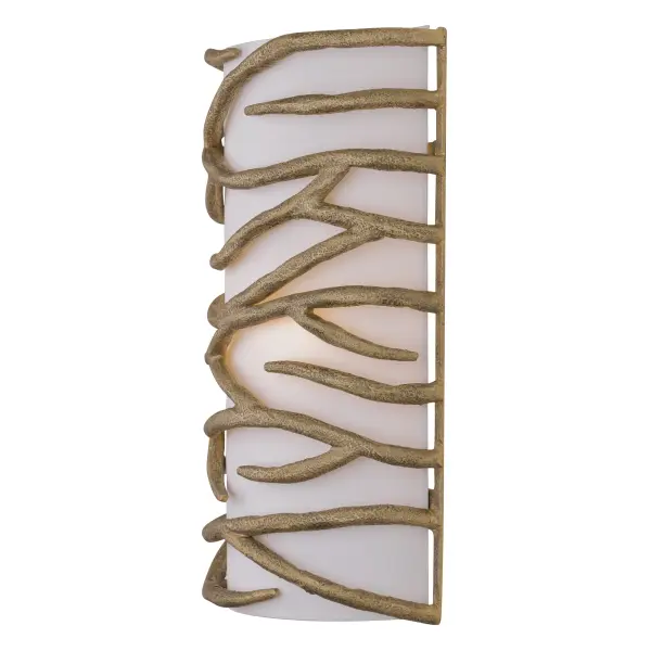 Branch Reality 2-Light Wall Sconce in Ashen Gold - Image 4