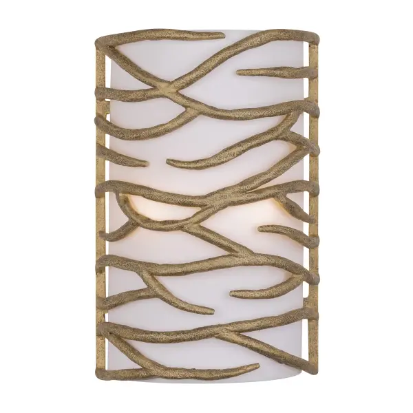 Branch Reality 2-Light Wall Sconce in Ashen Gold - Image 5
