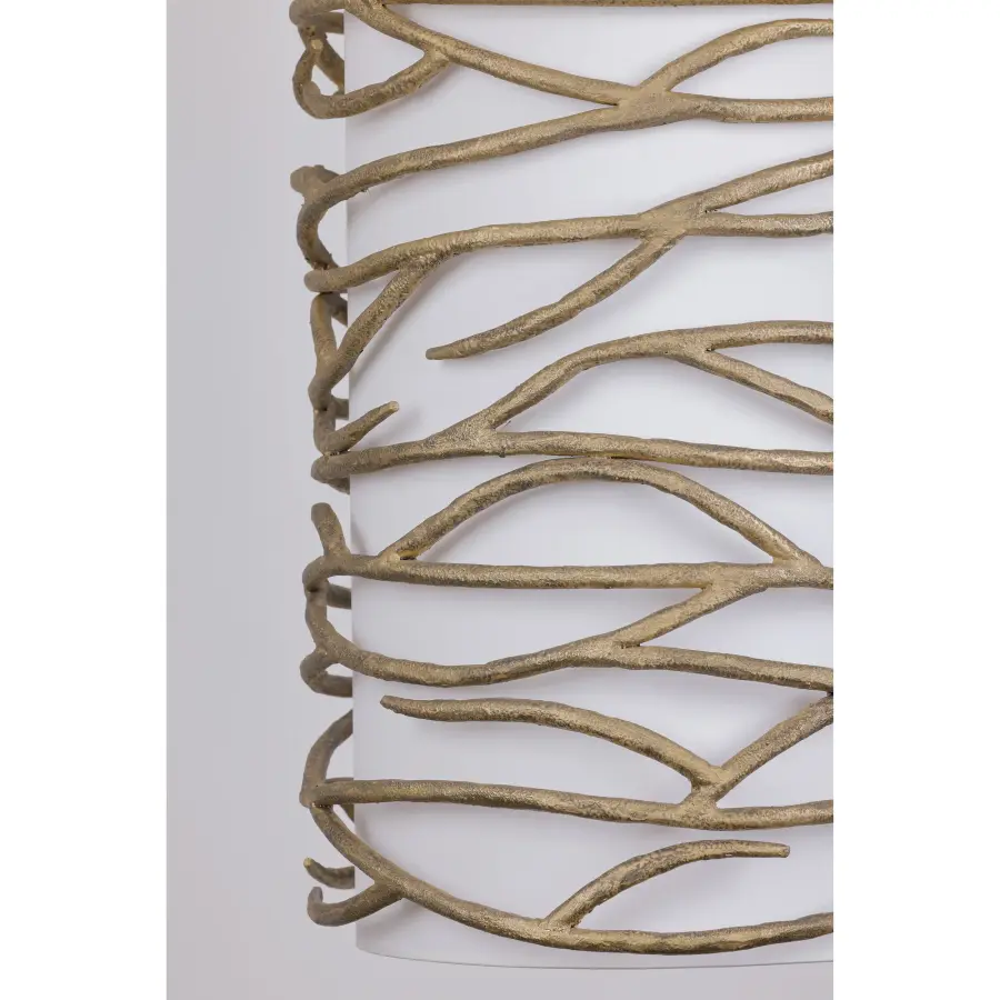 Branch Reality 9-Light Foyer Pendant in Ashen Gold - Image 2