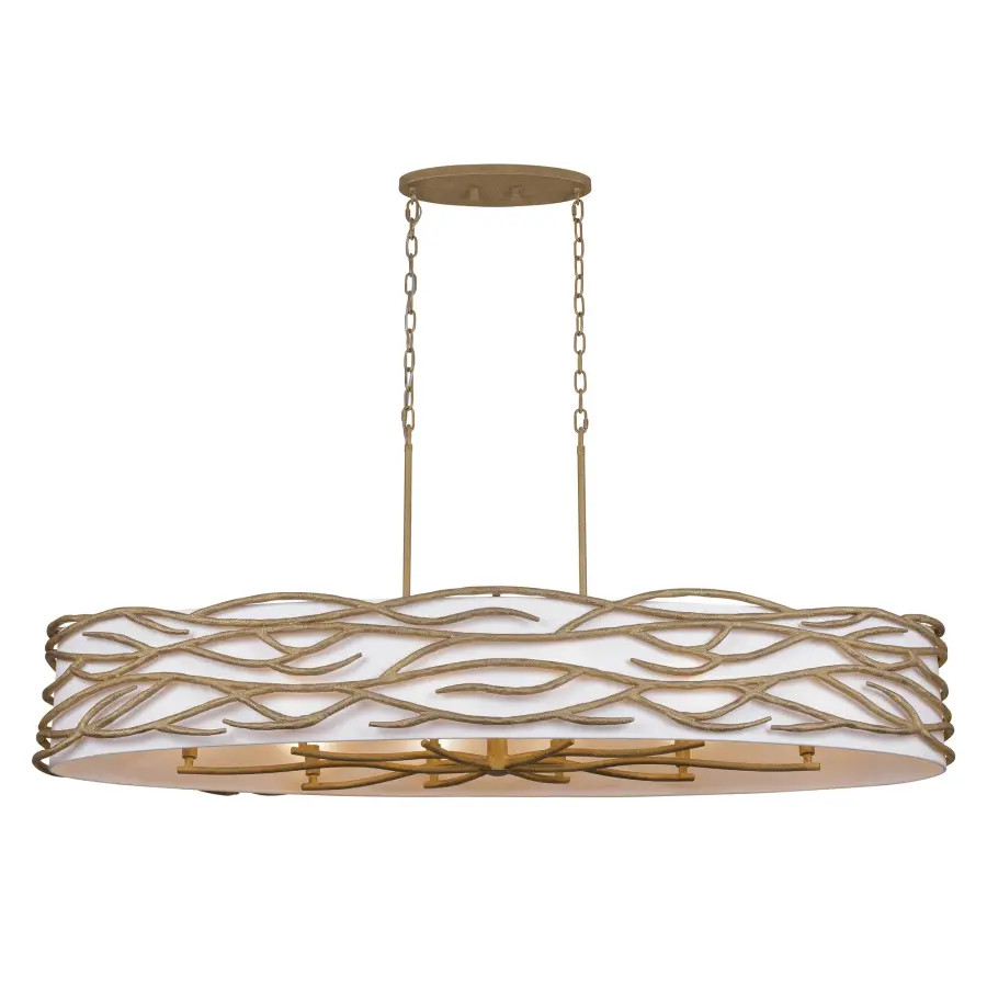 Branch Reality 10-Light Island Chandelier - Image 5