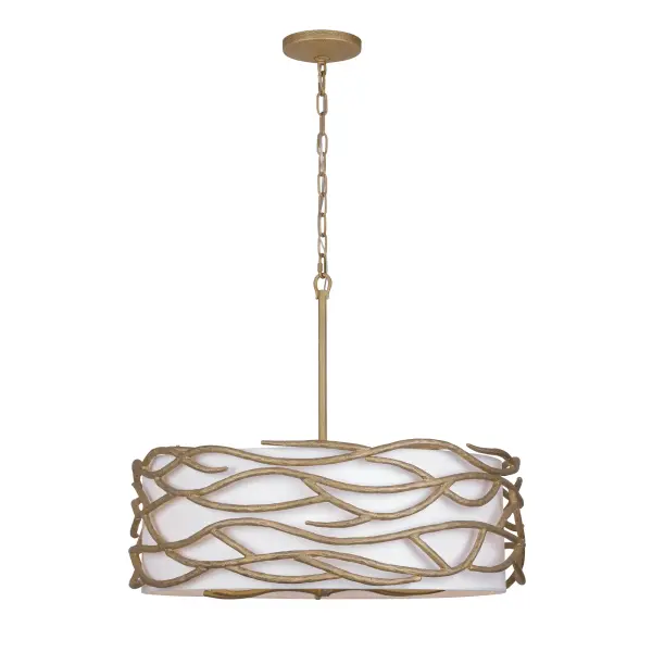 Branch Reality 6-Light Pendant in Ashen Gold - Image 5