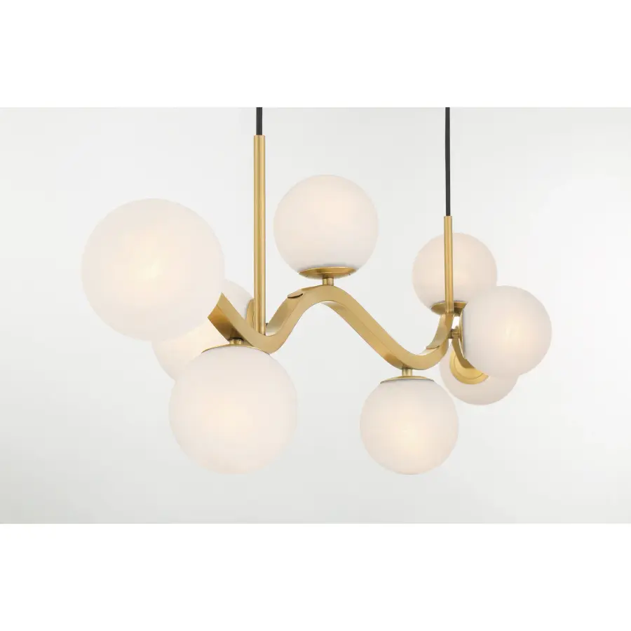 Curven 54" 8-Light Island Chandelier - Image 5