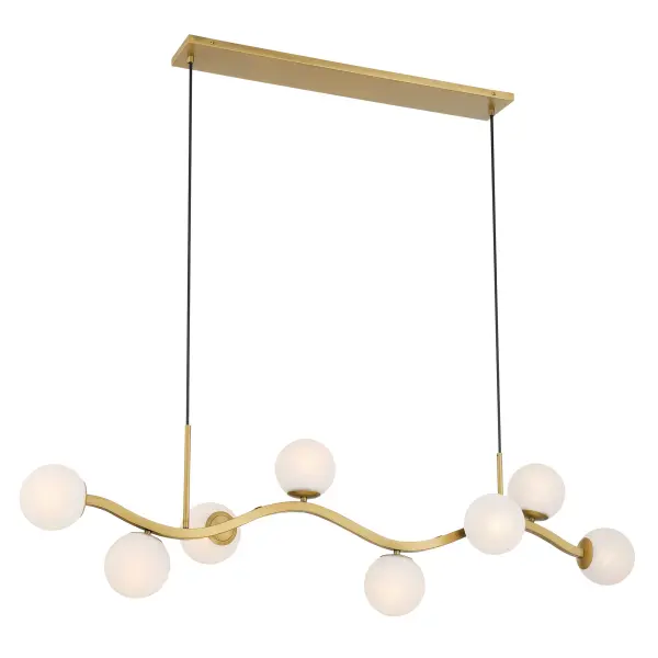 Curven 54" 8-Light Island Chandelier - Image 7