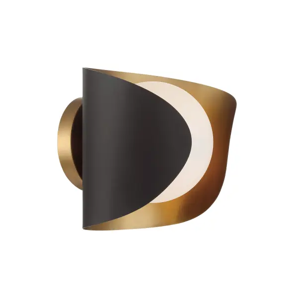 Compact Modern Vanity Light with Dual-Tone Metallic Finish - Image 3