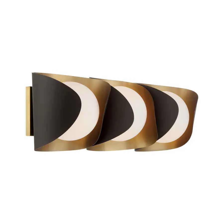 Sophisticated Two-Tone Vanity Light with Timeless Appeal - Image 3