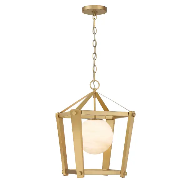 Shimmer 13" 1-Light Pendant in Legacy Brass - Image 6