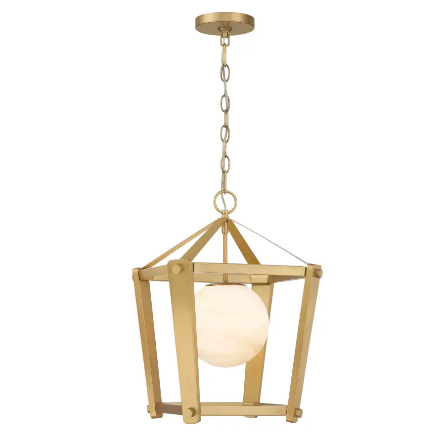 Shimmer 13" 1-Light Pendant in Legacy Brass - Image 6