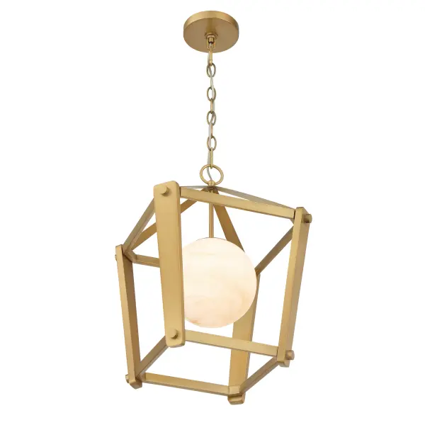 Shimmer 13" 1-Light Pendant in Legacy Brass - Image 7