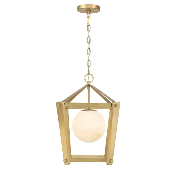 Shimmer 13" 1-Light Pendant in Legacy Brass - Image 9
