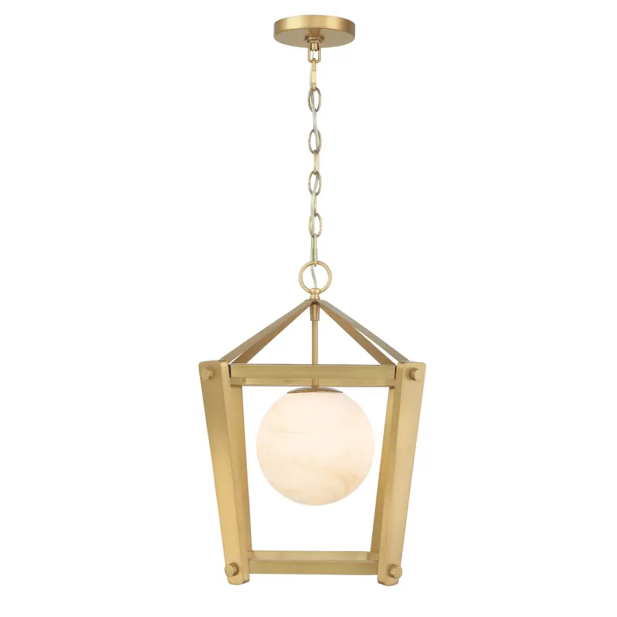 Shimmer 13" 1-Light Pendant in Legacy Brass - Image 9