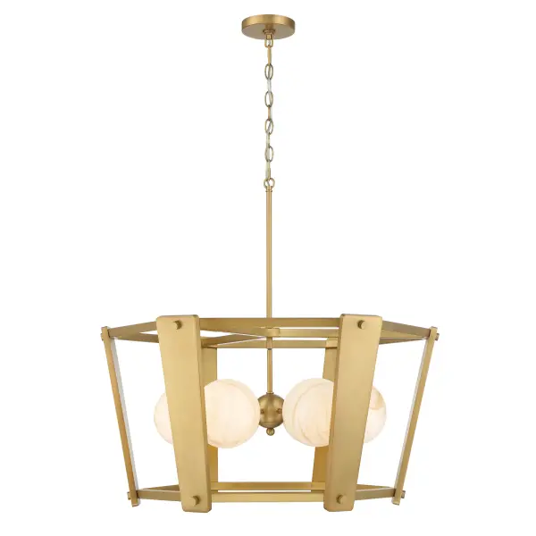Shimmer 6-Light Pendant in Legacy Brass - Image 12