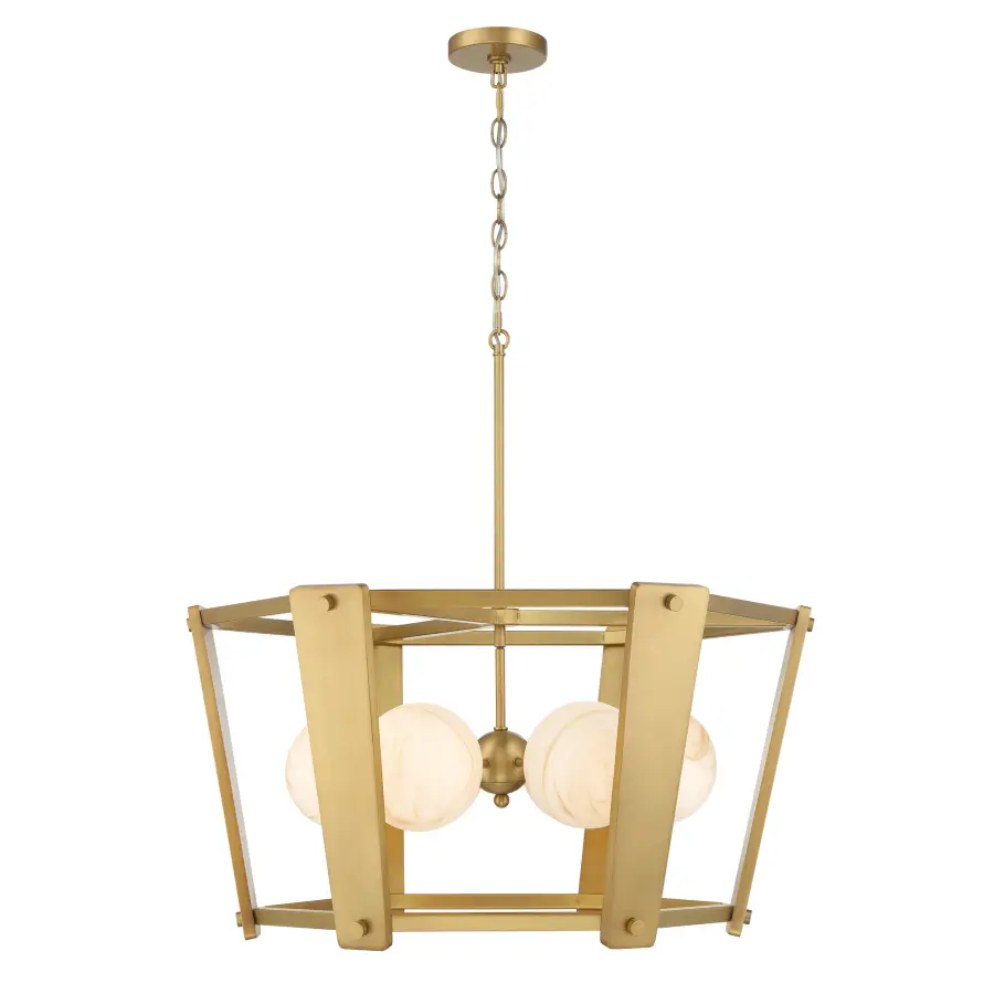 Shimmer 6-Light Pendant in Legacy Brass - Image 12