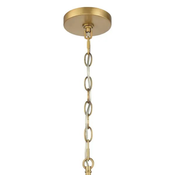 Shimmer 6-Light Pendant in Legacy Brass - Image 7