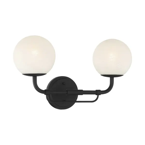 Whitehall 18" 2-Light Vanity in Dark Matte Black - Image 4