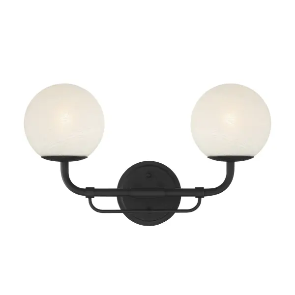 Whitehall 18" 2-Light Vanity in Dark Matte Black - Image 5