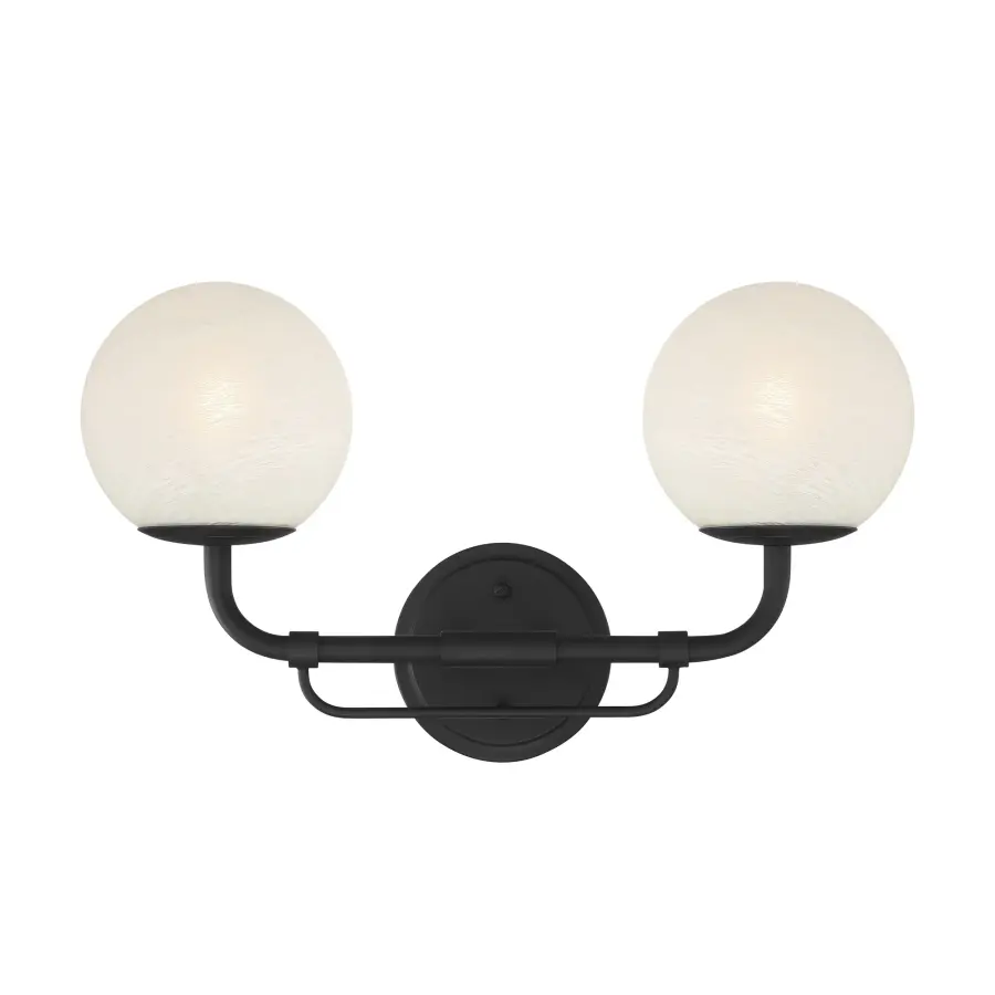 Whitehall 18" 2-Light Vanity in Dark Matte Black - Image 5