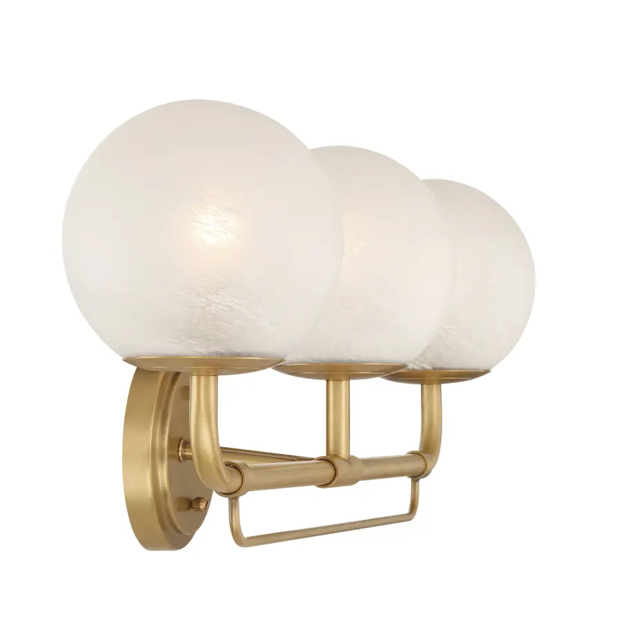 Whitehall 28" 3-Light Vanity in Legacy Brass - Image 2