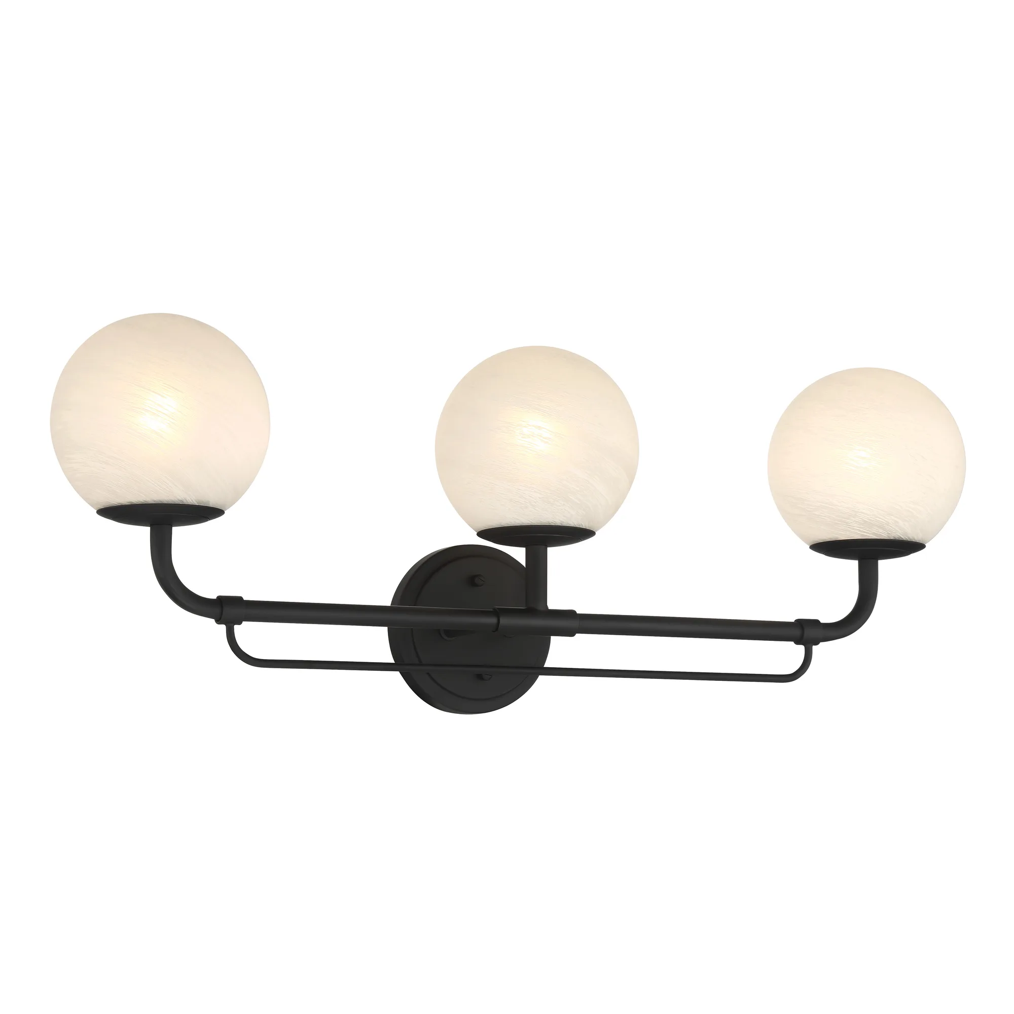 Whitehall 28" 3-Light Vanity in Dark Matte Black