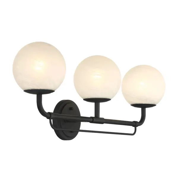Whitehall 28" 3-Light Vanity in Dark Matte Black - Image 3