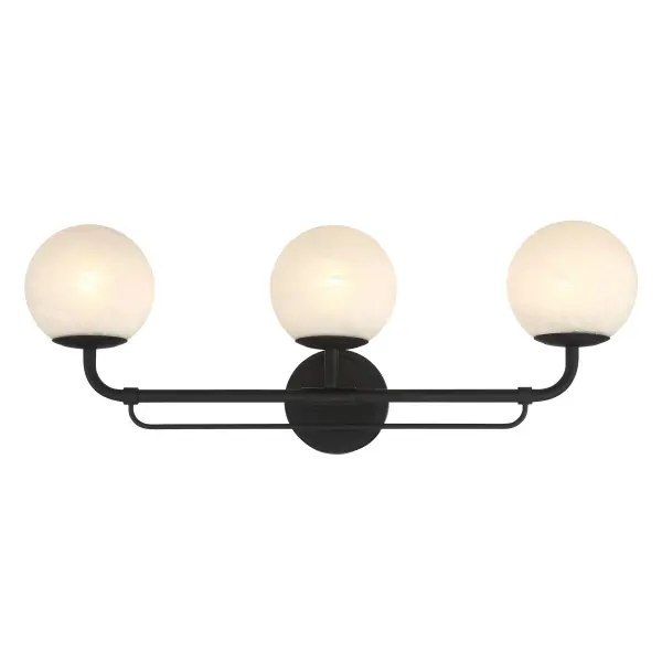 Whitehall 28" 3-Light Vanity in Dark Matte Black - Image 5