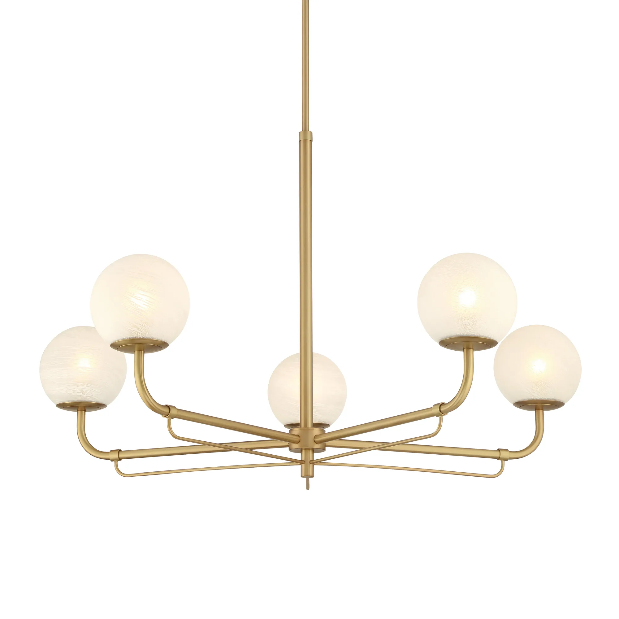 Whitehall 38" 5-Light Chandelier in Legacy Brass