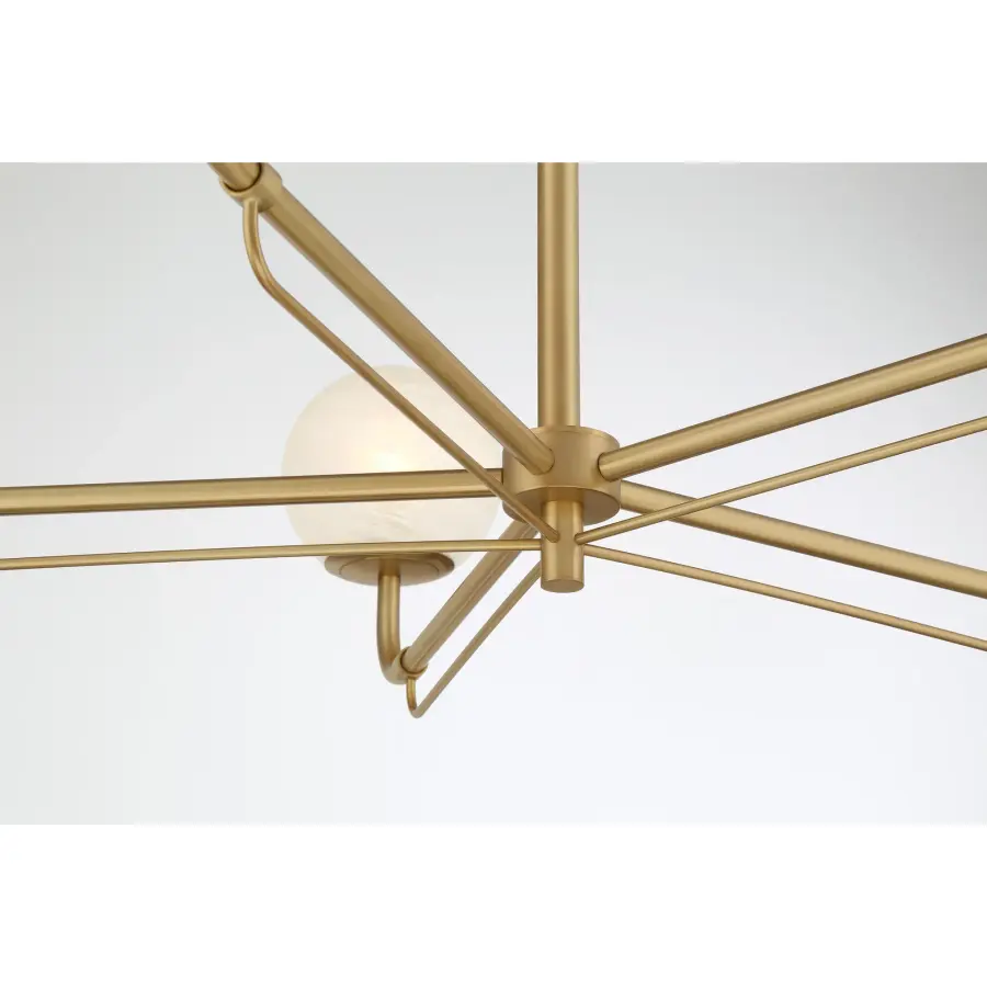Whitehall 38" 5-Light Chandelier in Legacy Brass - Image 2
