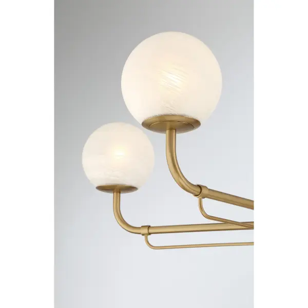Whitehall 38" 5-Light Chandelier in Legacy Brass - Image 3
