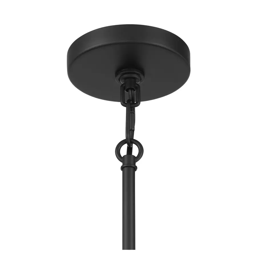 Whitehall 38" 5-Light Chandelier in Dark Matte Black - Image 2