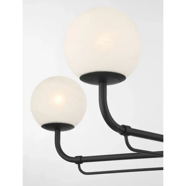 Whitehall 38" 5-Light Chandelier in Dark Matte Black - Image 4