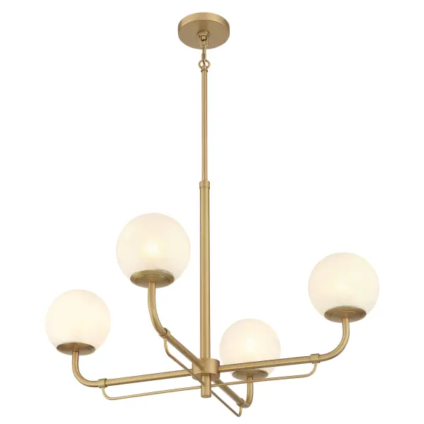 Whitehall 30" 4-Light Chandelier in Legacy Brass - Image 3