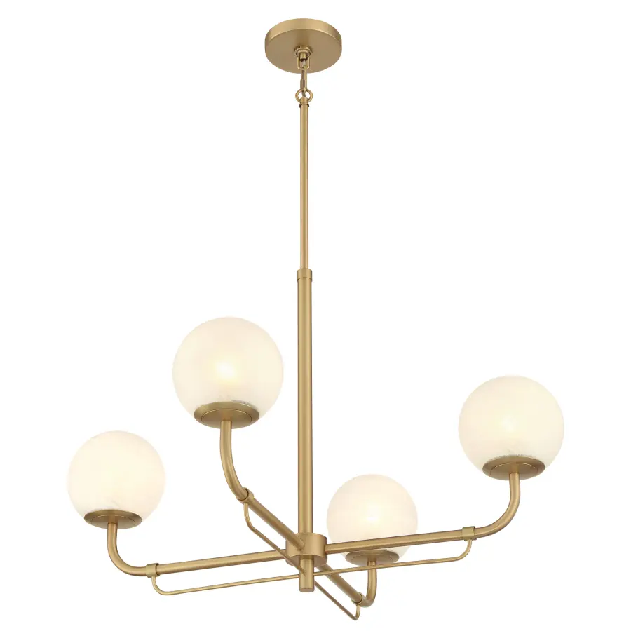 Whitehall 30" 4-Light Chandelier in Legacy Brass - Image 3
