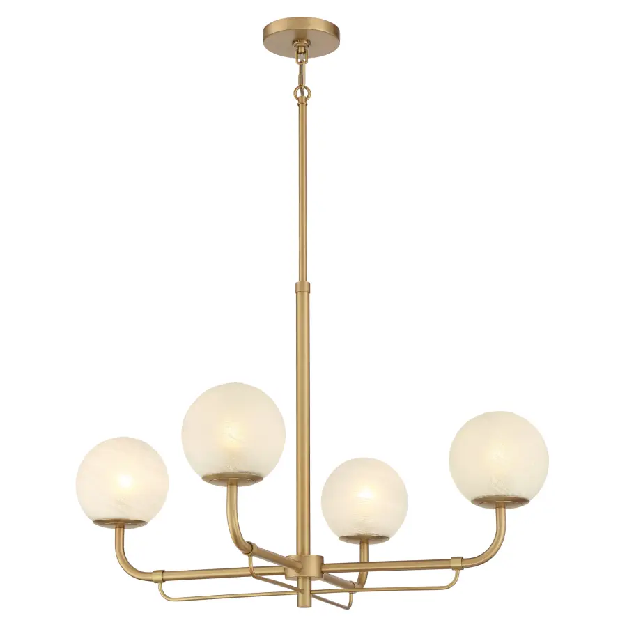 Whitehall 30" 4-Light Chandelier in Legacy Brass - Image 5