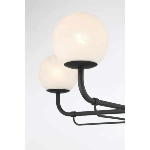 Whitehall 30" 4-Light Chandelier in Dark Matte Black - Image 3