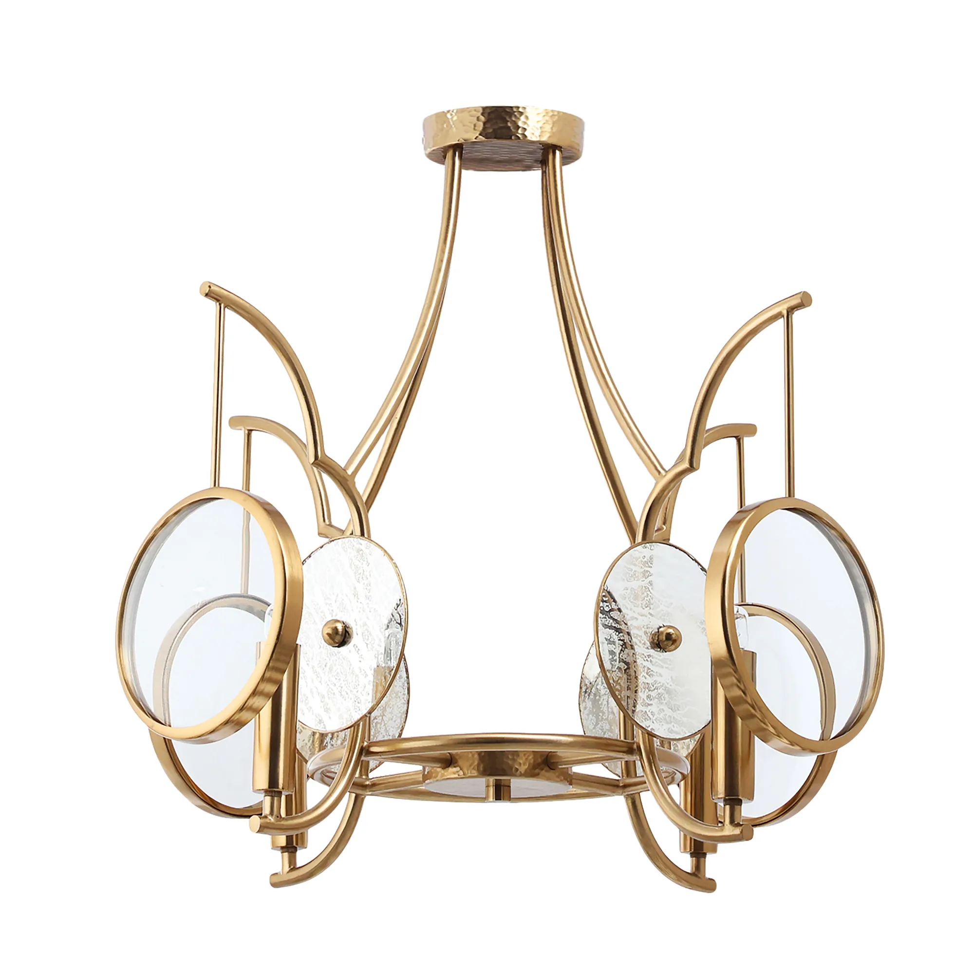 Into Focus 4-Light Semi Flush Pendant