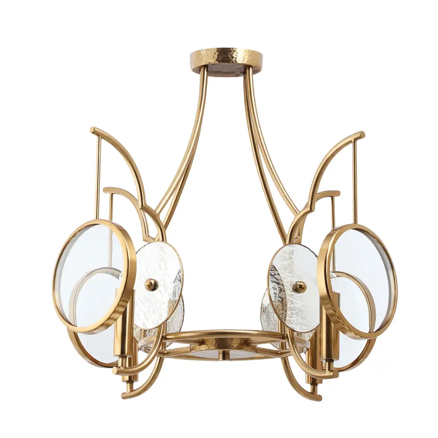 Into Focus 4-Light Semi Flush Pendant
