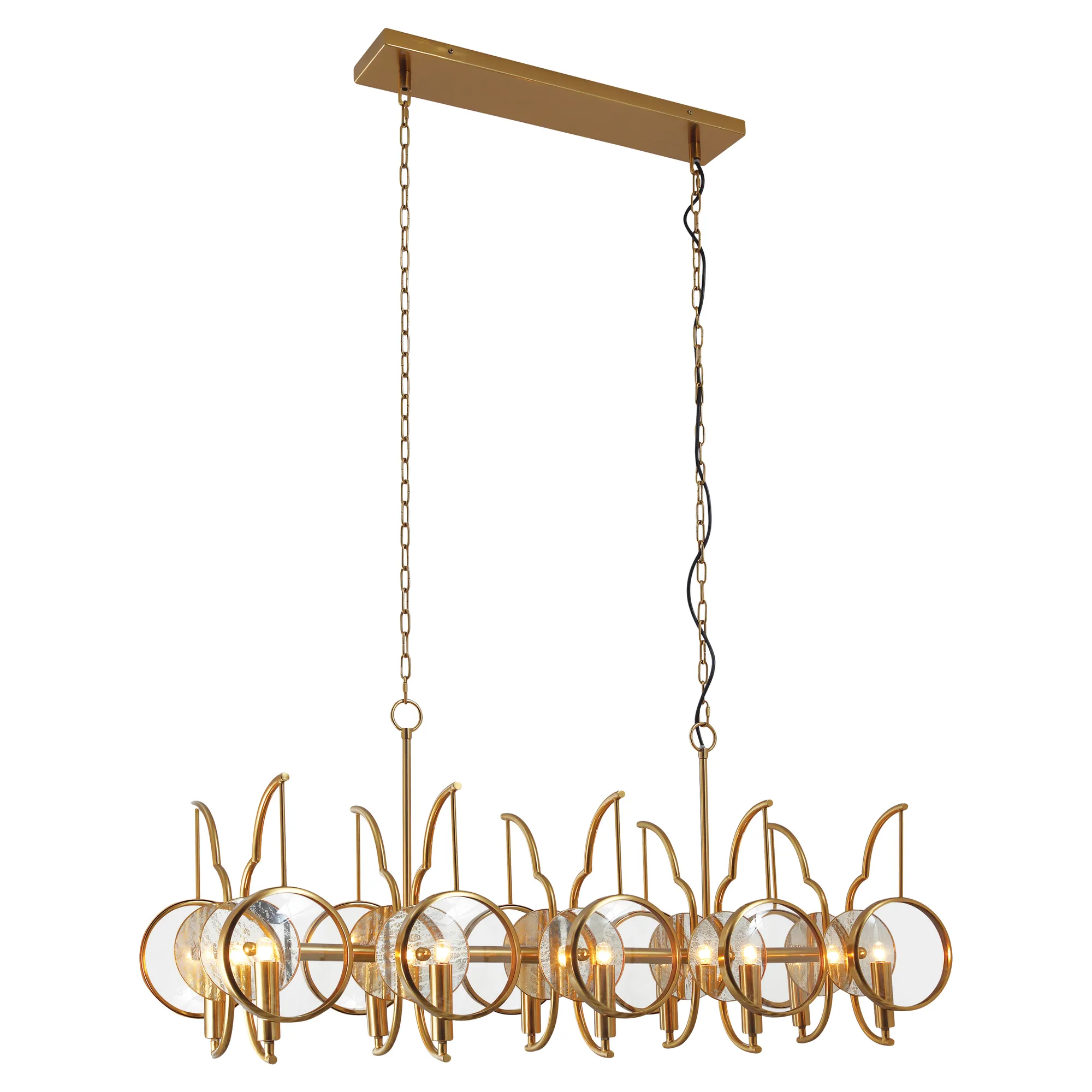 Into Focus 10-Light Island Chandelier