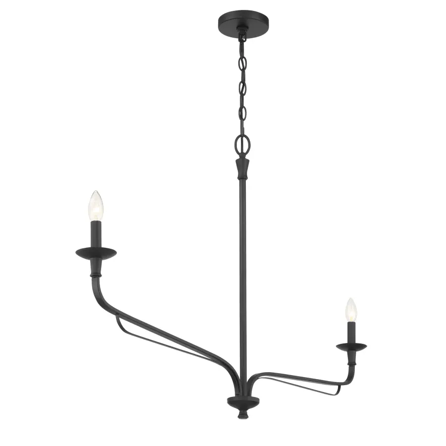 Elegant Linear Chandelier with Traditional Charm and Modern Simplicity - Image 4