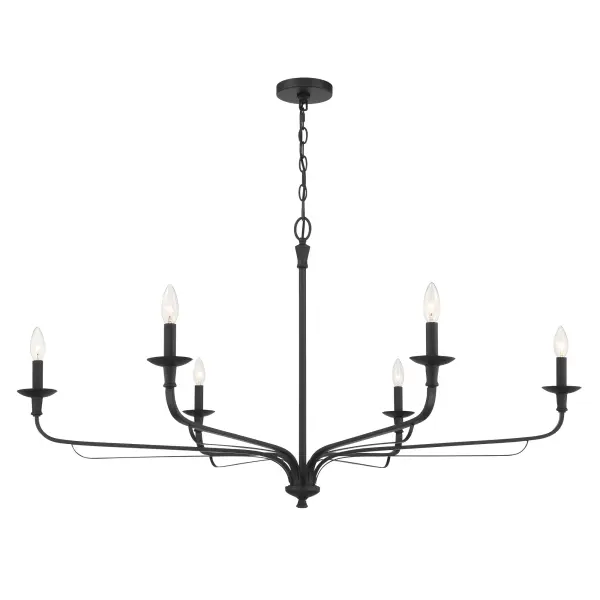 Dramatic Linear Chandelier Perfect for Large Dining Spaces - Image 1