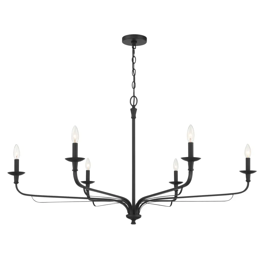Dramatic Linear Chandelier Perfect for Large Dining Spaces - Image 1