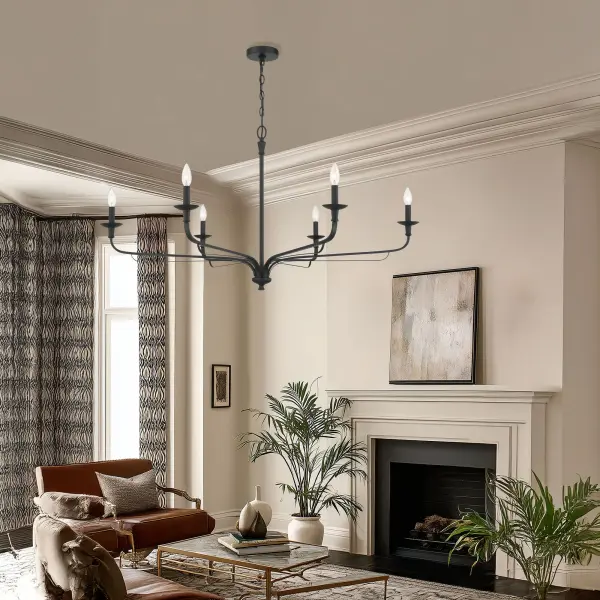 Dramatic Linear Chandelier Perfect for Large Dining Spaces - Image 5