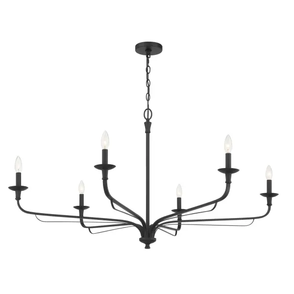 Dramatic Linear Chandelier Perfect for Large Dining Spaces - Image 7