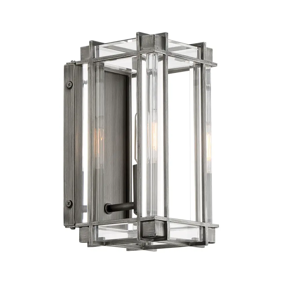 Compact Transitional Bath Sconce with Clean Lines - Image 3