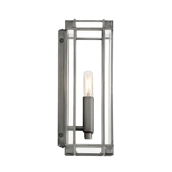 Compact Transitional Bath Light with Clean Lines and Warm Nickel Finish - Image 2