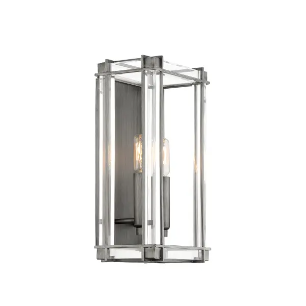 Compact Transitional Bath Light with Clean Lines and Warm Nickel Finish - Image 3