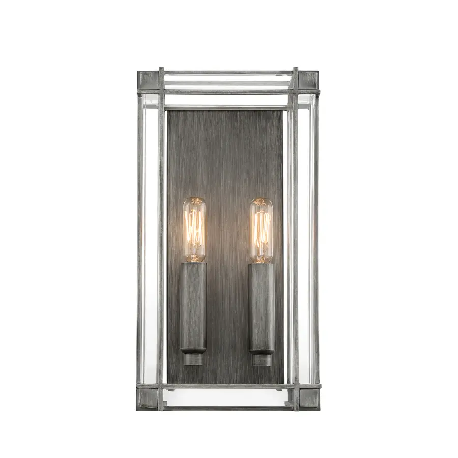 Compact Transitional Bath Light with Clean Lines and Warm Nickel Finish - Image 4