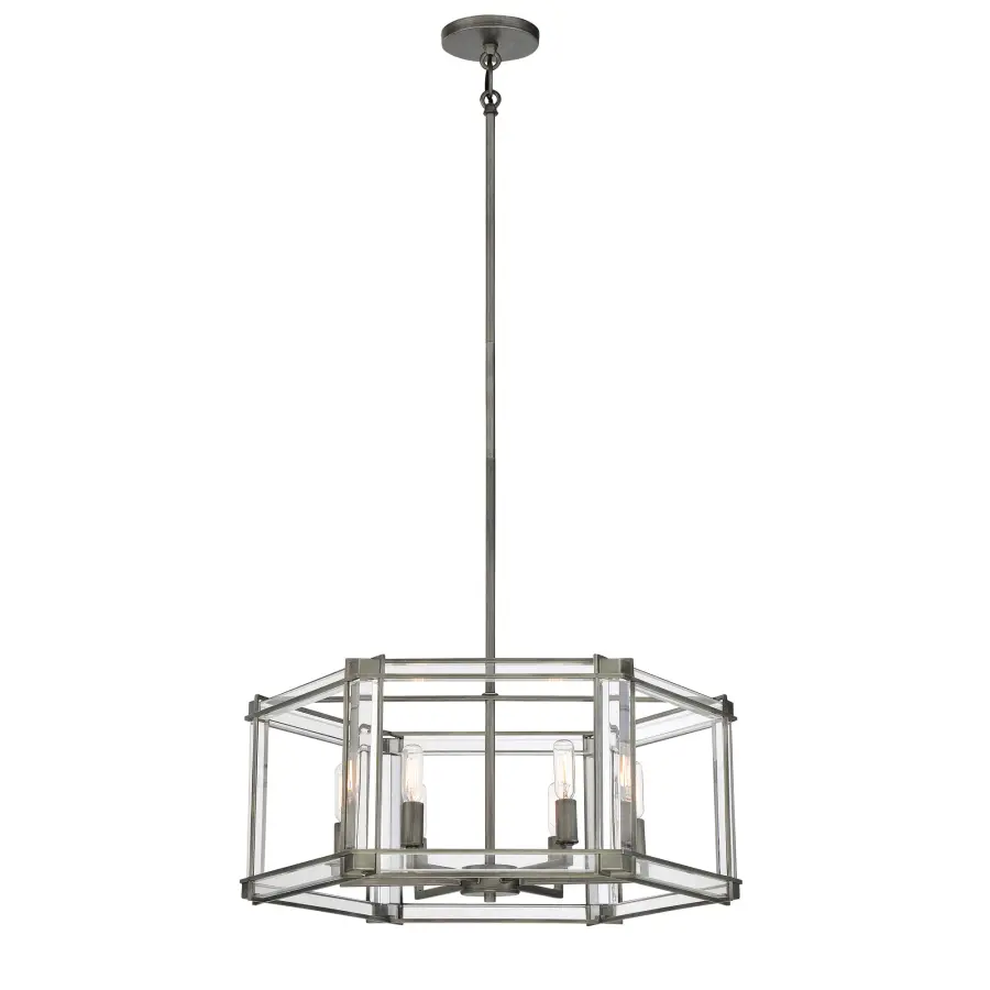 Modern Square Chandelier with Clean Lines and Versatile Appeal