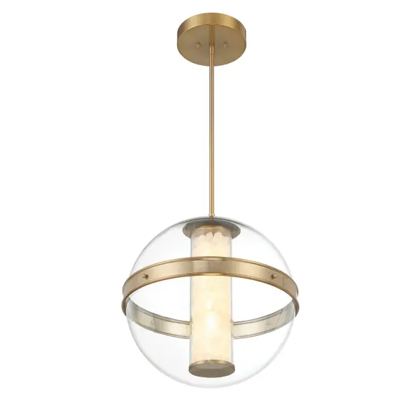 Divinely LED Pendant in Celeste Brass - Image 4