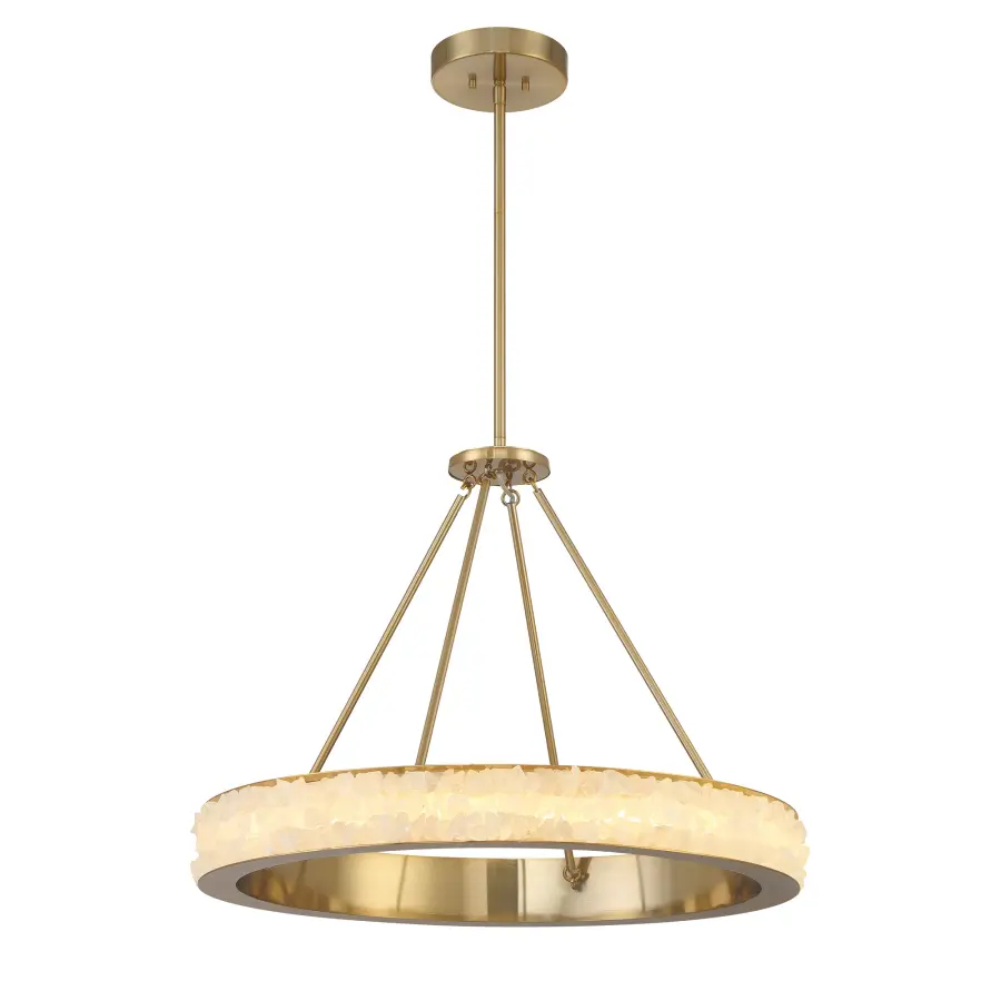 Divinely LED Chandelier in Celeste Brass - Image 1